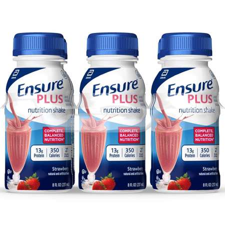 ENSURE Ensure Plus Strawberry 8 fl. oz. Bottles, PK24 57269